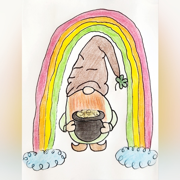 Original Art Work by Seller Pot of Gold 50pk Business Thank You Cards - Picture 2 of 2